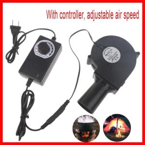 9733 BBQ Air Blower Fan 12V Charcoal Starter Cooking Grill Fans for Barbecue Picnic Camping Fire Stove with Circular Duct