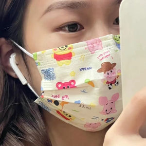 แมสเกาหลี ลายหมีพูห์ TOY STORY DISNEY แมสการ์ตูน หน้ากาก แมสแฟชั่น ดิสนีย์ หน้ากากอนามัย กรอง 3ชั้น 10ชิ้น น่ารักมาก
