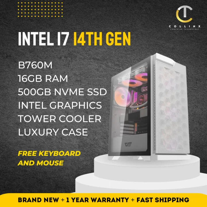 [ CUSTOM PC BUILD - EXECUTIVE ] INTEL CORE I7 14700K 14TH GEN PC ...