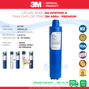 Lõi Lọc Nước 3M AP917HD-S Thay Cho Máy Lọc Tổng Đầu Nguồn 3M AP904 PREMIUM 3MAP904 AP917HD AP917HDS Nhập Khẩu Mỹ - Hàng Chính Hãng 3M