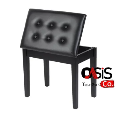 YM-618 เก้าอี้เปียโน (Piano Bench) รับน้ำหนัก 120kg เก้าอี้เปียโน มีช่องเก็บของ รองรับน้ำหนักได้มาก นั่งสบาย สไตล์คลาสสิค เบาะหนังหนา เก้าอี้เปียโนอย่างดี
