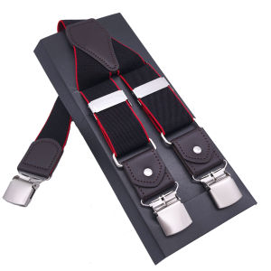 Mans Suspenders 3 Clips Braces Vintage Casual Suspensorio Tirante Trousers Strap bretele Father/Husbands Gift 3.5cm*120cm h260606