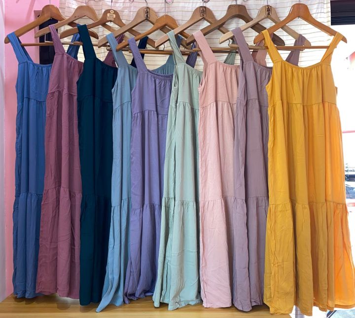 Pastel color hot sale maxi dress