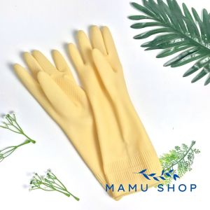 Bao tay cao su găng tay rửa chén đa năng siêu dài 38 cm Nam Long Mamu shop