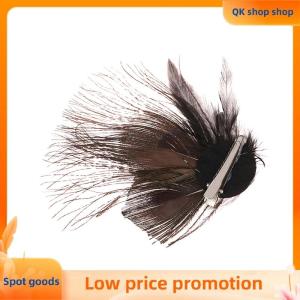✨QK shop✨ Cute Peacock Feather Hair Clip Beautiful And Stylish Feather Facinator Hairclip Fashion Hair Decor Hair Clip For Girls
