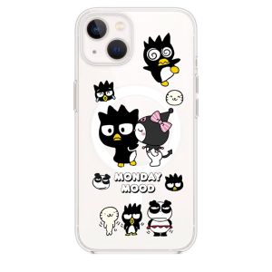 Cute Cartoon Bad Badtz-Maru Kuromi with Magnetic Function Magsafe Shockproof Phone Cases for iPhone 15ProMax 14ProMax 13ProMax 12ProMax Phone Cover for iPhone 15 Plus 14 13 12 11 Phone Case for iPhone 15Pro 14Pro 13Pro 12Pro