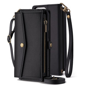 for VIVO V70 FE Y31D Y05 Y21 2026 5G V2553 V2554 V2550 V2543 Leather Case Wallet Flip Cover with Long+Short Straps