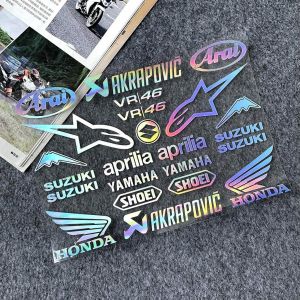 Motorcycle Sticker-for Motorcycle Decal Sticker Helmet Stickerwaterproof Sticker for honda yamaha suzuki aprilia shoei Arai VR/46 sticker .