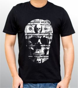 SKULL DOLLAR | Kaos Pria & Wanita | T-Shirt Jumbo | Murah | Distro | Produk Lokal | CIAO.ID
