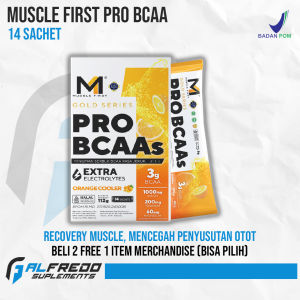 Muscle First Pro BCAA Box 14 Sachet Minuman Electrolytes Recovery