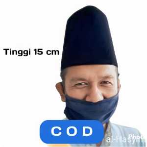 peci hitam tinggi 15 cm Bludru Falcon Berkualitas Harga Grosir Langsung dari Produsen