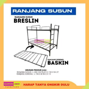 Betta Bunk bed & Trundle Ranjang Tingkat Besi Ranjang Susun Minimalis Beta Breslin ranjang sorong Beta Baskin ranjang besi ranjang dorong 3in1 ranjang besi non kasur beta Furniture