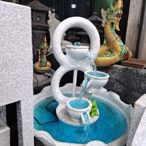 น้ำพุเลข 8 ยอดน้ำพุเลข 8 มงคล เหมาะสำหรับลูกค้าที่มีบ่ออยู่แล้ว