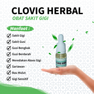 Obat Sakit Gigi Berlubang Gusi Bengkak Berdarah Aman Buat Anak Anak Paling Ampuh Clovig Herbal