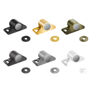 Multipurpose Strong Magnetic Door Stoppers for Cabinets Easy Installation Without Drilling Rustproof Zinc Alloy