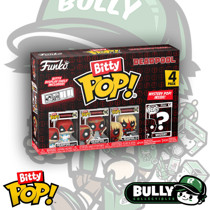 Funko Bitty Pop! Deadpool - Deadpool Sleepover 4 Pack main image 1