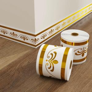 Baseboard self adhesive wallpaper wall sticker waterproofing Skirting Border Lining