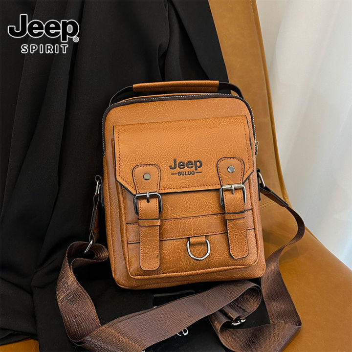 JEEP SPIRIT 1941 ESTD Vintage Mens Bag Shoulder Bag Business