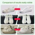 [No Water Wash] White Shoe Dry Cleaner Whitening Stain Remover Press Shoe Cleaner Decontamination De-Yellow Shoes Cleaning Agent 小白鞋清洗剂. 