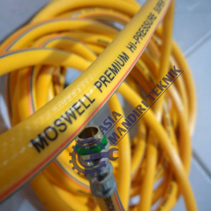 Selang Steam Air 10 Meter 1/4 inci 8.5x14.5 Selang Doorsmeer Angin Kompresor Compressor Cuci Motor Mobil