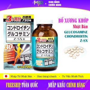 Glucosamine Chondroitin Z-SX 1610mg Joint Support Tablets 720 Counts - Japan Imported