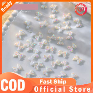 Túi 50 charm nơ nhựa ánh trai trang trí móng xinh xắn/Magic Color Nail Phụ kiện