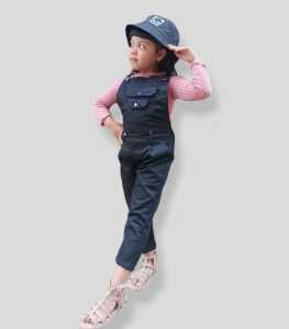 Overall celana anak ankle pants Overall celana panjang anak laki-laki wanita jumpsuit anak laki-laki wanita QLA