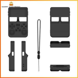 Silicone Anti-Scratch Protective Cover with Lanyard Soft Skin Cover Case Protector Cover for ANBERNIC R36S Game Console