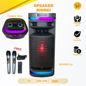 PROMO TERBARU SPEAKER PORTABLE BLUETOOTH SR-8899 Aa UKURAN 12INCH TERMURAH REKOMENDASI