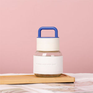 300ml Creative Mini Cup – Portable Glass with Handle & Style