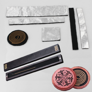 Hộp đựng Nhang Không Tăm Sứ Đức Hoá(Dài 24cm)+Tặng kèm 2 Miếng Lót