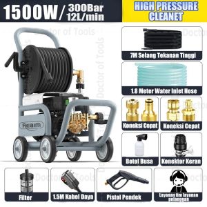 REAIM Jet Cleaner Electric High Pressure/Tidak Berisik Alat Steam Cuci  Kelas industri
