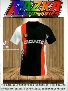 JERSEY TENIS MEJA DONIC BISA PAKE NAMA SENDIRI