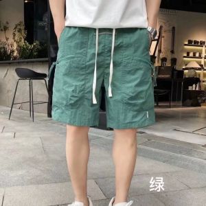 IELGY Summer New Mens Pocket Zipper Crock Shorts