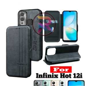For Infinix Hot 12i Case Flip Magnet Dompet Motif Triple x Flip Cover Leather Premium Casing HP