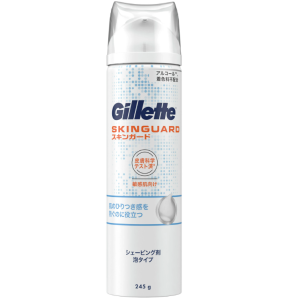 Bọt cạo râu Gillette Skinguard cho da nhạy cảm 245g - Nhật Bản