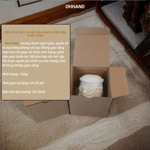 Nến Thơm Phong Cách Châu Âu Cổ Điển Giúp Thư Giãn Làm Quà Tặng Sang Trọng OHHAND