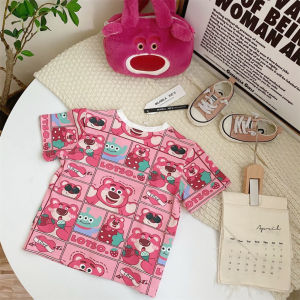 Dapper Darling Baju Kaos Kuromi Lotso Kaos Anak Perempuan Katun Lembut Tshirt