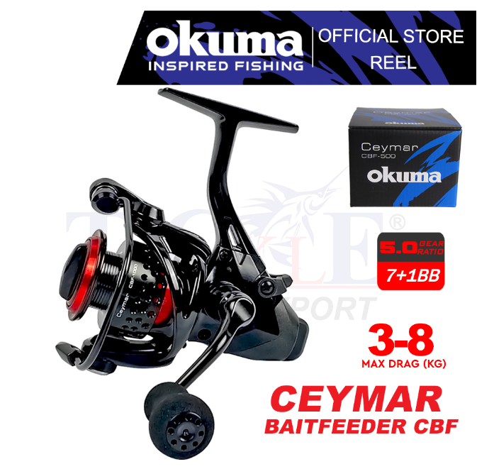 okuma ceymar baitfeeder cbf-3000 A Spinning Reel These reels include the Ceymar series in the TG (tactical Okuma Ceymar Baitfeeder Graphite Lightweight