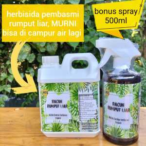 HERBISIDA RACUN RUMPUT MATI SAMPAI AKAR 1L+500ML SANAGAT AMPUH MEMBASMI SEMUA JENIS RUMPUT