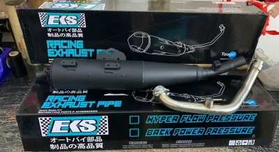 EKS Racing Super Back Pressure exhaust Y15/Lc135/Rs150/Rsx150/Y16 Motorcycle