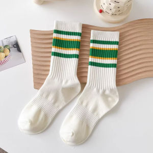 Smile😊 พร้อมส่ง💯 ถุงเท้า ถุงเท้ายาว ถุงเท้าสไตล์เกาหลี ถุงเท้าผู้ชาย ถุงเท้าแนวสตรีท ระบายอากาศได้ดี อ่อนนุ่ม ถุงเท้ากีฬา