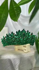 New Arrivals Colorful Pink Crown and Headband with Beads Tiara2026