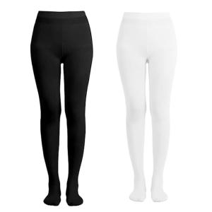 2Pairs Saint Patricks Day Tights Pantyhose High Waist Leggings Stretchy Pants Irish Festival Cosplay Costume for Women