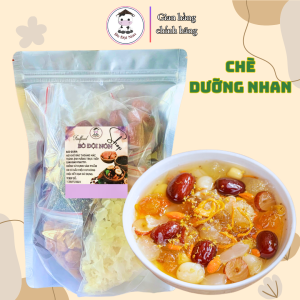 Set Nguyên Liệu Nấu Chè Dưỡng Nhan (25 30 Chén) Bò Đội Nón
