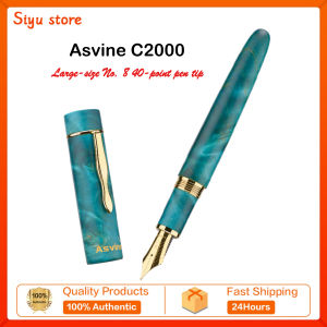 Asvine C2000 stable wooden pen large size No. 8 40 nib retro high-end gift pen