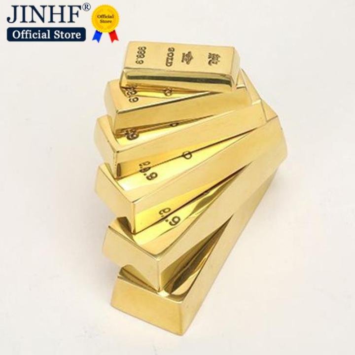 Free Shipping 1pc Pure Copper Imitation Gold Bar Fake Gold Bar Ingot ...