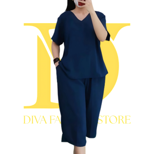 SETELAN ANDIN POLOS - ONE SET WANITA POLOS -  BAJU SETELAN ANDIN - BAJU TIDUR WANITA POLOS -  COD