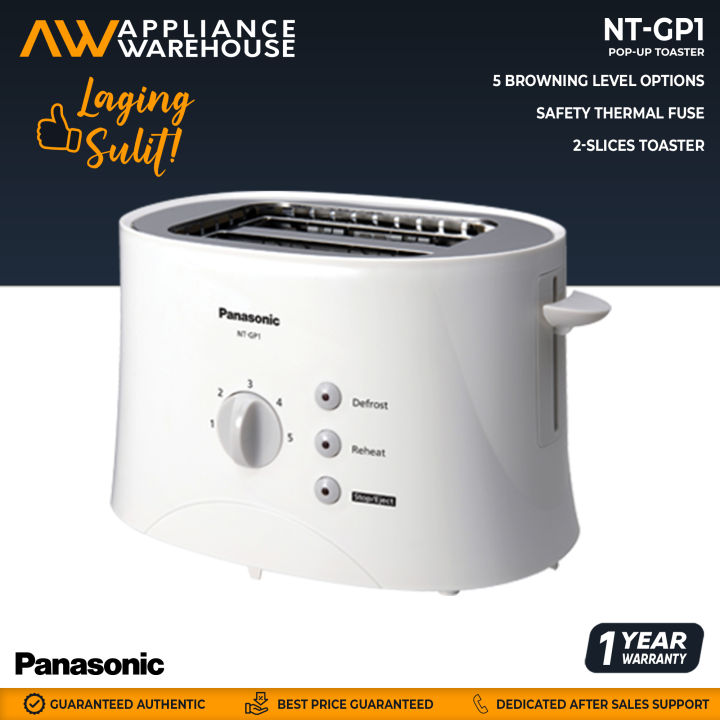 Panasonic NT-GP1 Pop-up Toaster[Appliance Warehouse] | Lazada PH
