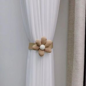 Adjustable Flower Curtain Straps Room Curtain Ties Buckle Clip Curtain Accessories Home Decoration